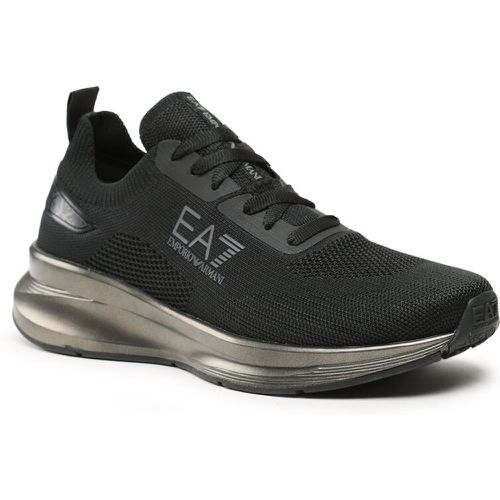 Sneakers - X8X149 XK349 E593 Black+Gunmetal - EA7 Emporio Armani - Modalova