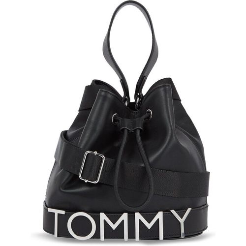 Borsetta - Tjw Bold Bucket Bag AW0AW15430 Black BDS - Tommy Jeans - Modalova
