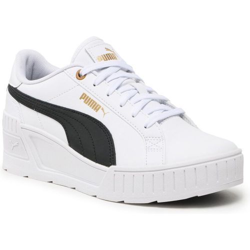 Sneakers - Karmen Wedge 390985 02 White/ Black/Gold - Puma - Modalova