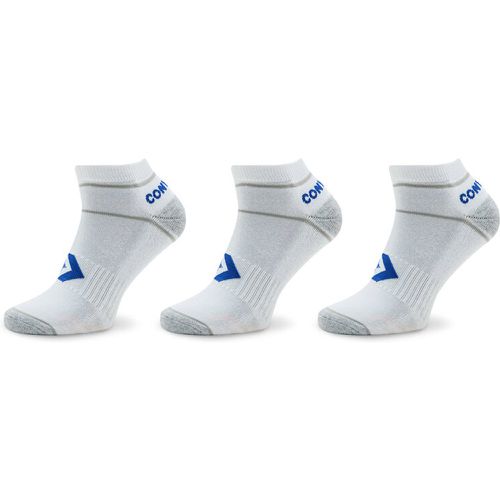 Set di 3 paia di calzini corti da uomo - E1205W-3020 Bianco - Converse - Modalova