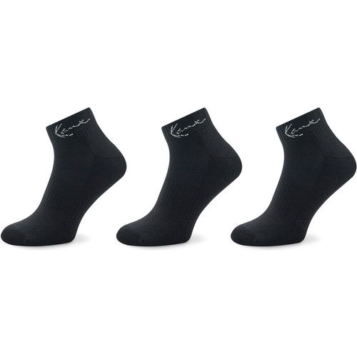 Set di 3 paia di calzini corti unisex - 3002040 Black 001 - Karl Kani - Modalova