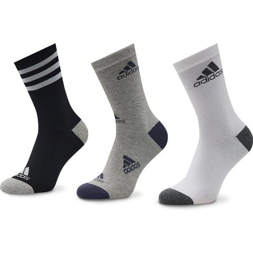 Set di 3 paia di calzini lunghi unisex - Graphic HN5736 Black/White/Medium Grey Heather - Adidas - Modalova