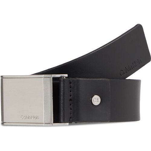Cintura da uomo - Adj Beveled Plaque K50K510950 Ck Black BAX - Calvin Klein - Modalova