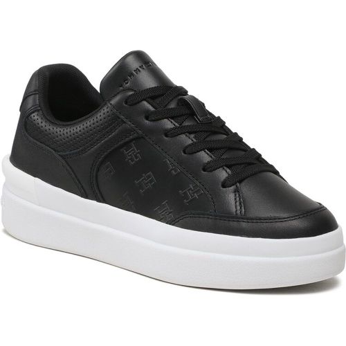 Sneakers - Embossed Court FW0FW07297 Black BDS - Tommy Hilfiger - Modalova