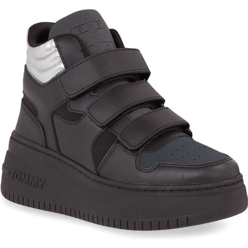 Sneakers - Tjw Retro Basket Chunky Flatf Mc EN0EN02370 Black BDS - Tommy Jeans - Modalova