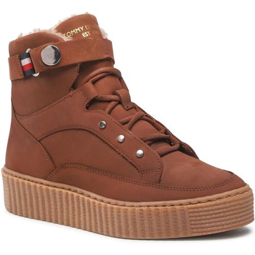 Sneakers - Warmlined Lace Up Boot FW0FW06798 Natural Cognac GTU - Tommy Hilfiger - Modalova