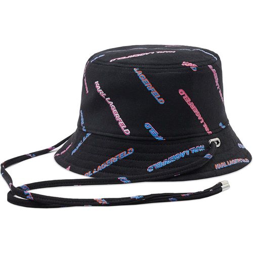 Cappello Bucket - 225W3408 Black/Pink 955 - Karl Lagerfeld - Modalova