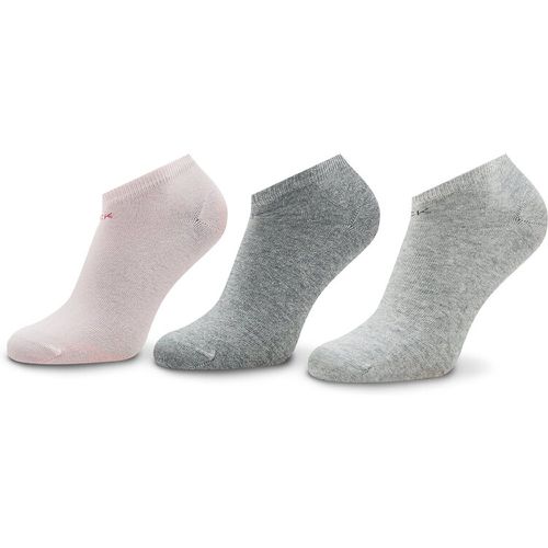 Set di 3 paia di calzini corti da donna - 701218768 Pink 003 - Calvin Klein - Modalova