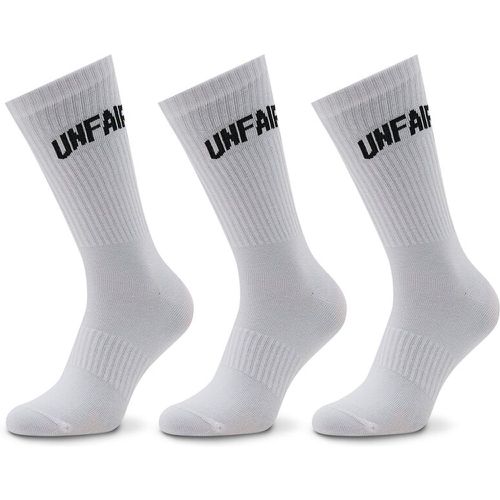 Set di 3 paia di calzini lunghi unisex - Curved UNFR22-165 White - UNFAIR ATHLETICS - Modalova