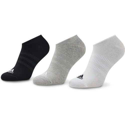 Set di 3 paia di calzini corti unisex - Thin And Light IC1328 Medium Grey Heather/White /Black - Adidas - Modalova