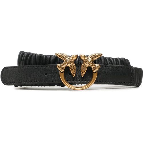 Cintura da donna - Love Ruffle H2 Belt 20231 PLT01 100823 A0F2 Black Z99Q - pinko - Modalova