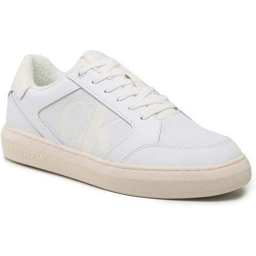Sneakers - Casual Cupsole Lth-Pu Mono YM0YM00573 White/Ivory 0K7 - Calvin Klein Jeans - Modalova