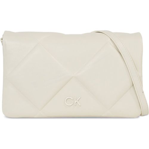 Borsetta - Re-Lock Quilt Shoulder Bag K60K611021 Dk Ecru PC4 - Calvin Klein - Modalova