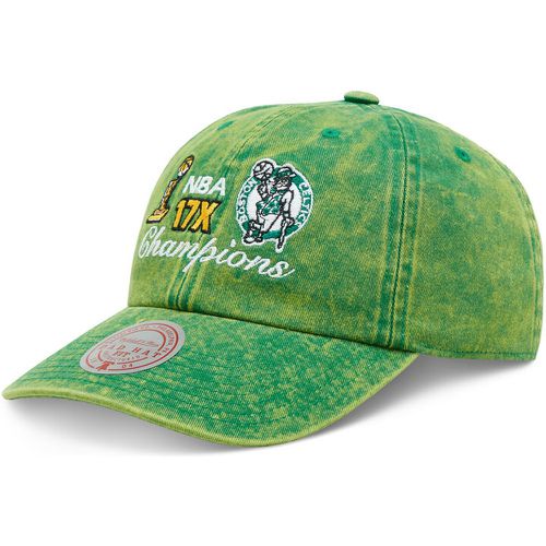 Cappellino - Boston Celtics 6LUXFH21HW004 Green - Mitchell & Ness - Modalova