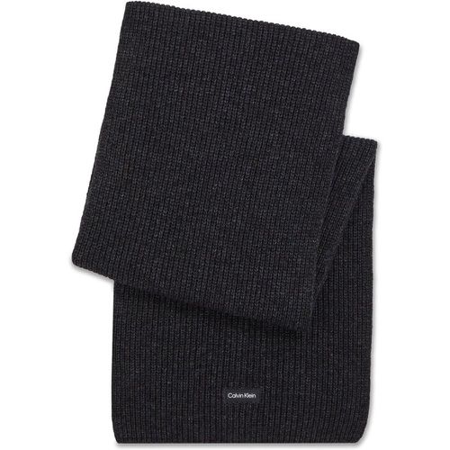 Scialle - Daddy Wool Knit Scarf K50K510995 Dark Gray BAX - Calvin Klein - Modalova