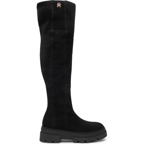 Stivali sopra il ginocchio Suede Over-The-Knee Boot FW0FW08159 - Tommy Hilfiger - Modalova