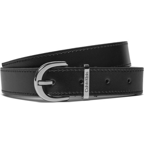 Cintura da donna Round Buckle Logo Loop Belt 2.5 K60K611924 - Calvin Klein - Modalova