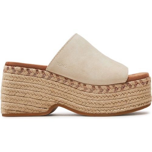 Espadrillas Laila Mule 10020747 Écru - TOMS - Modalova