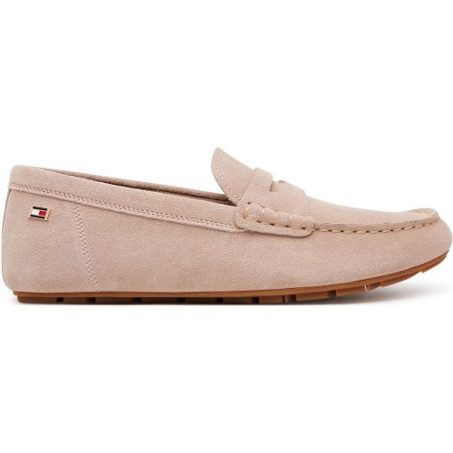 Mocassini Flag Soft Suede Driver Loafer FW0FW08558 - Tommy Hilfiger - Modalova