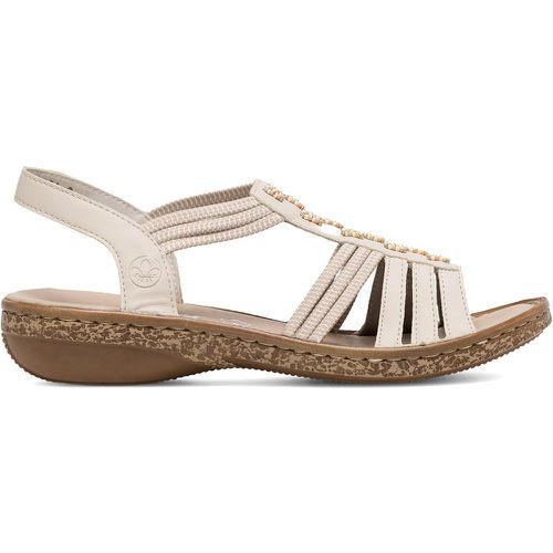 Sandali Rieker 62855-60 Beige - Rieker - Modalova