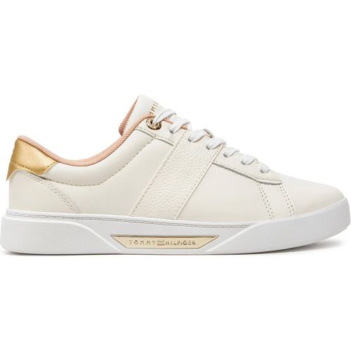 Sneakers Chic Panel Court Sneaker FW0FW07998 Écru - Tommy Hilfiger - Modalova