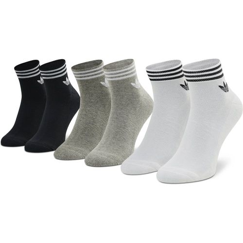 Set di 3 paia di calzini corti unisex Trefoil Ankle HC9550 - Adidas - Modalova