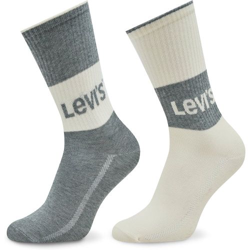 Set di 2 paia di calzini lunghi da donna 701218215 Grey Combo - Levi's® - Modalova