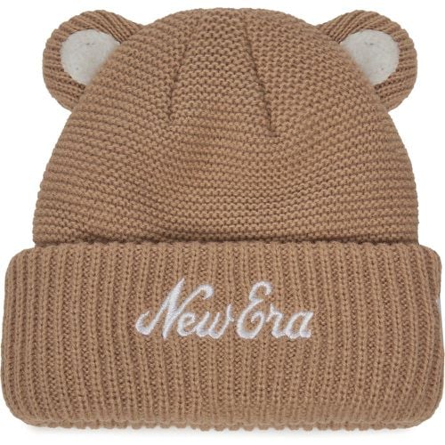 Berretto Teddy Bear Ears Cuff Knit Beanie 60580864 - new era - Modalova