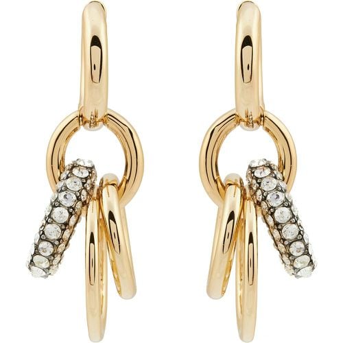 Orecchini Miller Pave Interlocking Earring 160179 - TORY BURCH - Modalova