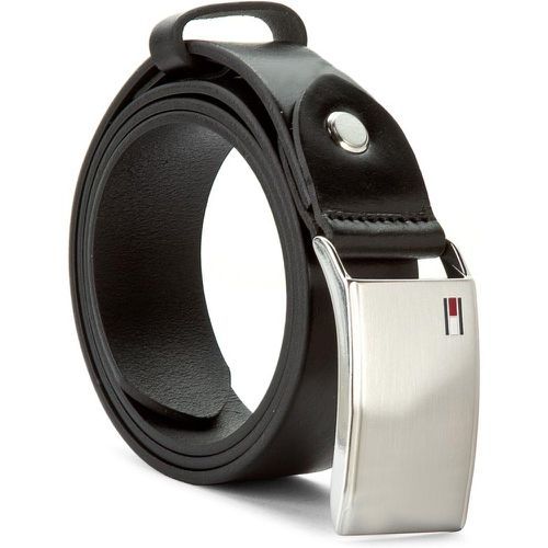 Cintura da uomo Th Plaque Belt 3.5 Adj AM0AM01995 - Tommy Hilfiger - Modalova