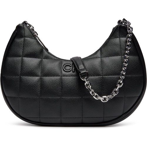Borsetta Square Quilt Chain Shoulder Bag K60K612018 Ck Black BEH - Calvin Klein - Modalova