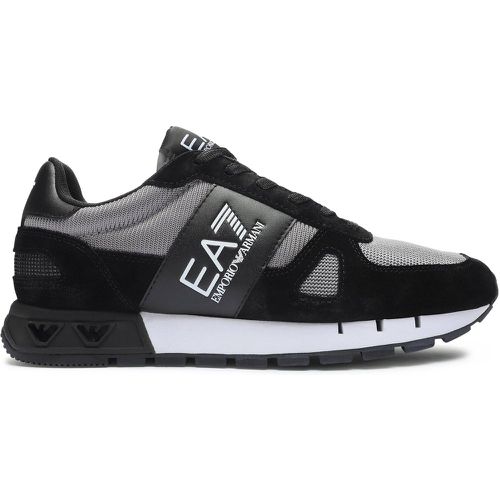 Sneakers X8X151 XK354 S975 Black/Grey Flannel - EA7 Emporio Armani - Modalova