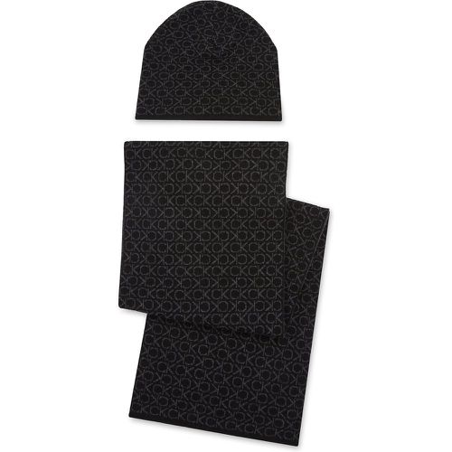 Set berretto e sciarpa Gs Monogram Scarf+Beanie K50K511026 - Calvin Klein - Modalova