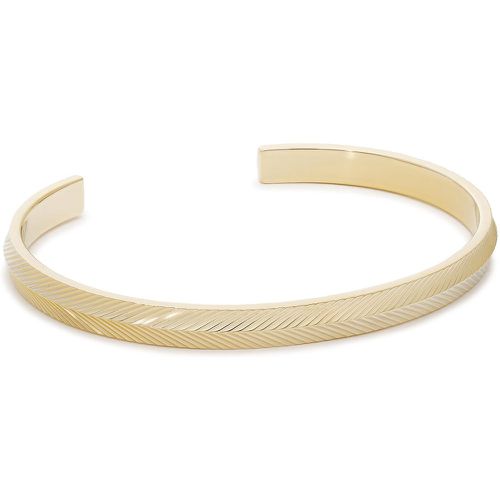 Bracciale Linear Texture JF04117710 - Fossil - Modalova