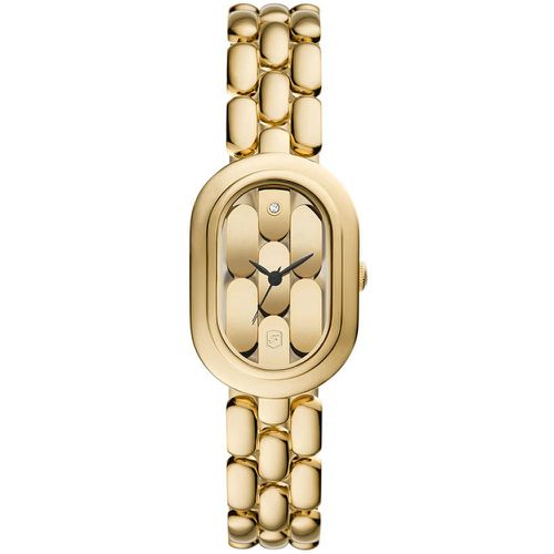 Orologio Sloan Gold-Tone Stainless Steel ES5380 - Fossil - Modalova