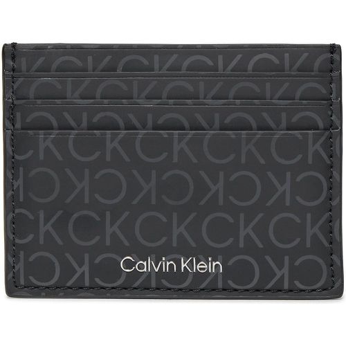 Custodie per carte di credito Rubberized Cardholder 6Cc K50K511256 Uv Mono Black 0GL - Calvin Klein - Modalova