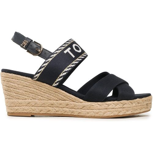 Espadrillas Seasonal Webbing Mid Wedge FW0FW07091 - Tommy Hilfiger - Modalova