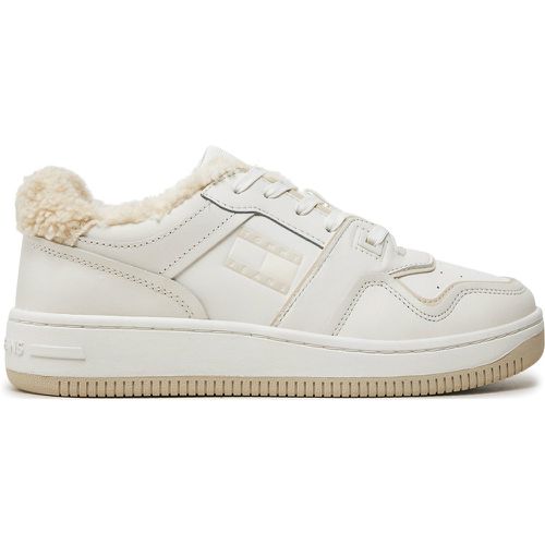 Sneakers Retro Basket EN0EN02593 Écru - Tommy Jeans - Modalova