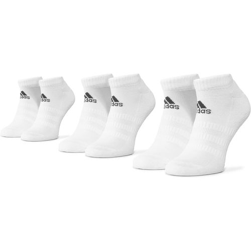 Set di 3 paia di calzini corti unisex Cush Low 3Pp DZ9384 White/White/White - Adidas - Modalova