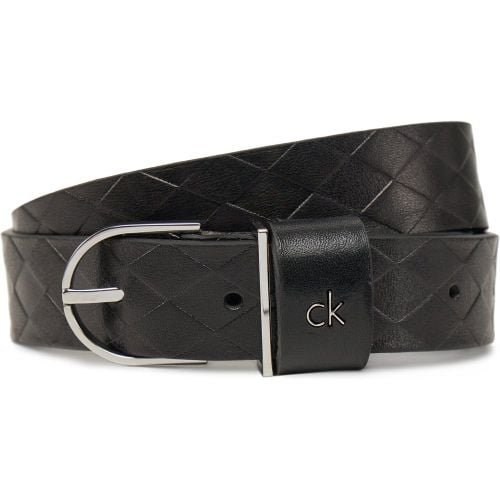 Cintura da donna Ck Metal Round Buckle 2.5_Braid K60K613152 - Calvin Klein - Modalova