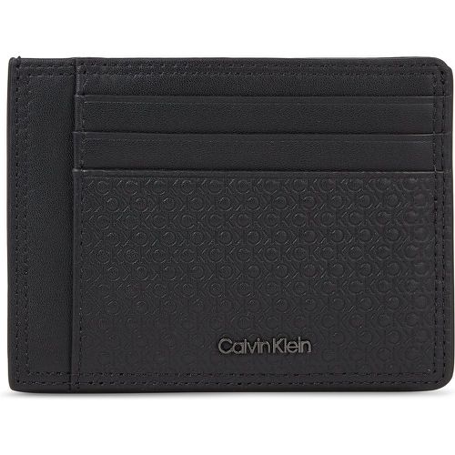 Custodie per carte di credito Minimalism Id Cardholder K50K510906 Black/Tonal Mono 01O - Calvin Klein - Modalova