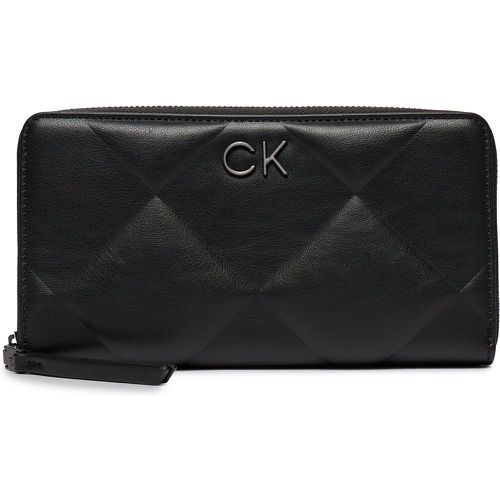 Portafoglio grande da donna Re-Lock Quilt Za Wallet Lg K60K610774 Ck Black BEH - Calvin Klein - Modalova