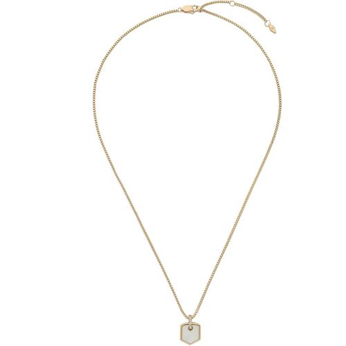 Collana Fossil JF04529710 Oro - Fossil - Modalova