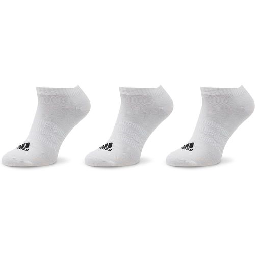 Set di 3 paia di calzini corti unisex Thin And Light HT3469 White/Black - Adidas - Modalova