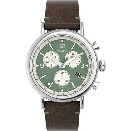 Orologio Standard Chronograph 41mm Eco-Friendly TW2V71000 - Timex - Modalova