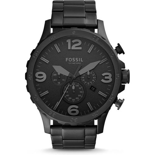 Orologio Fossil Nate JR1401 Nero - Fossil - Modalova