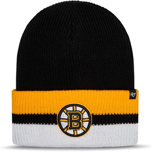 Berretto NHL Boston Bruins Split Cuff '47 H-SPLCC01ACE-BK Black - 47 Brand - Modalova