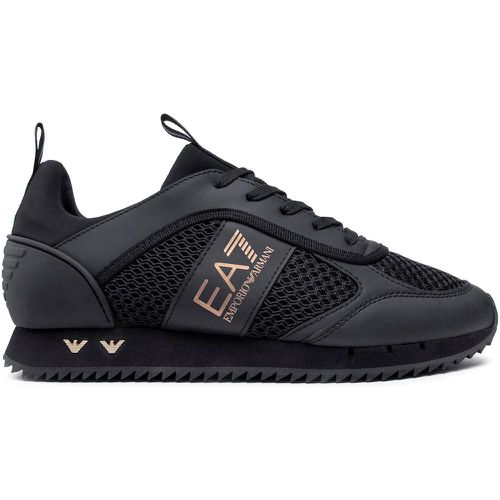 Sneakers X8X027 XK050 M701 Triple Black/Gold - EA7 Emporio Armani - Modalova