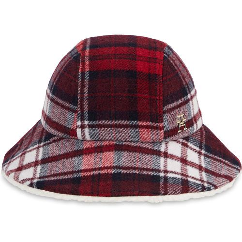 Cappello Tommy Check Bucket Hat AW0AW15313 - Tommy Hilfiger - Modalova