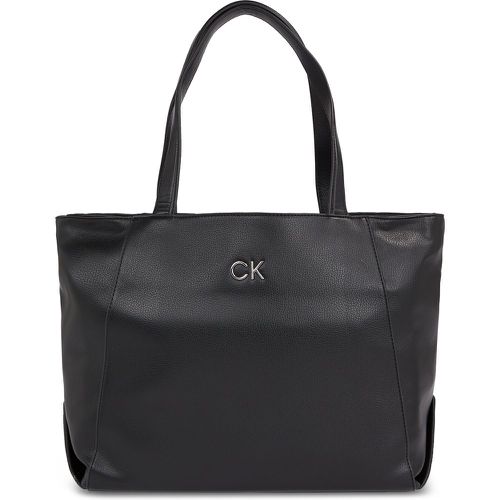 Borsetta Ck Daily Shopper Medium Pebble K60K611766 Ck Black BEH - Calvin Klein - Modalova